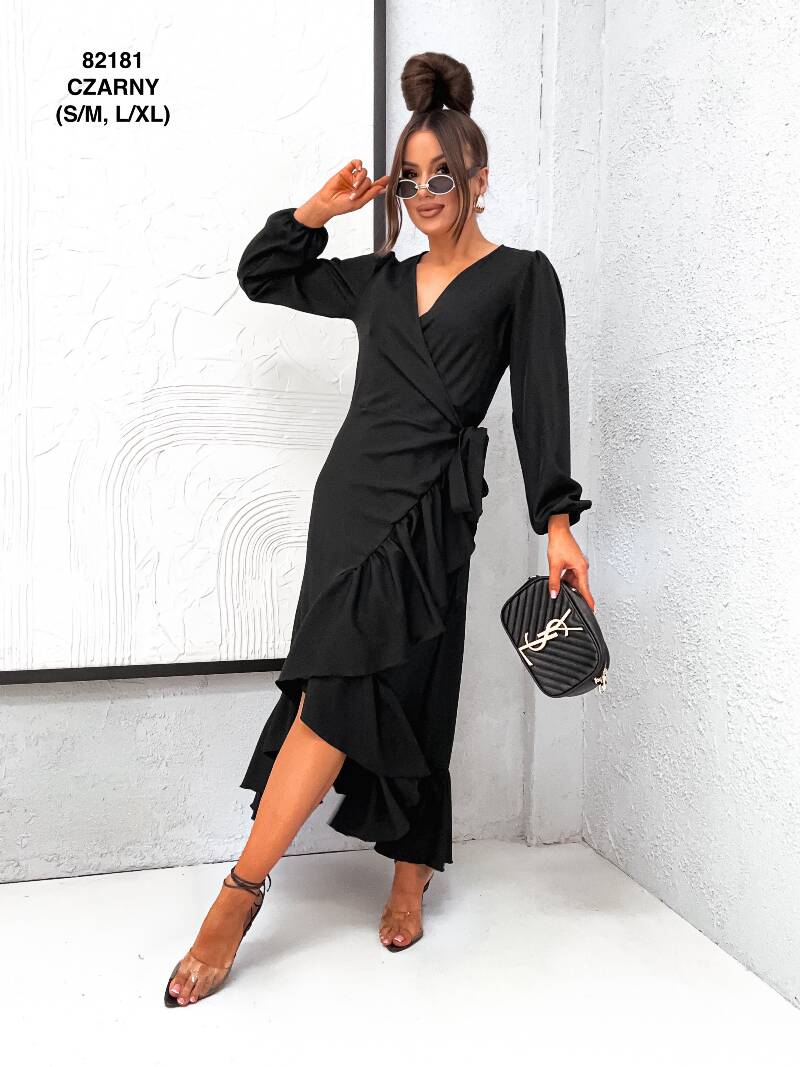 Sukienki damskie (Polska produkt) Roz S/M-L/XL Paczka 5 szt /1 Kolor